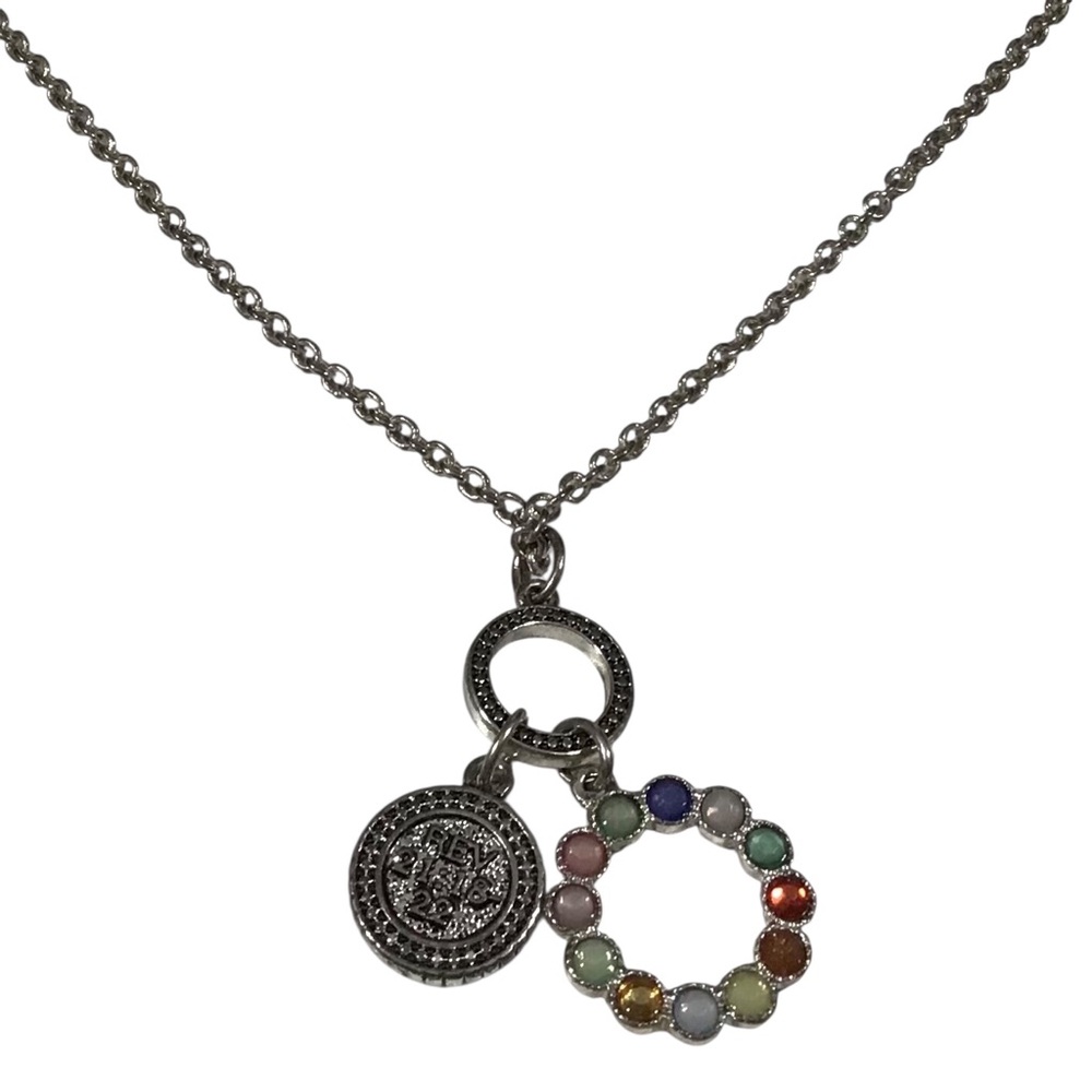 Rev 21 18 22 Pendant Necklace Silver Tone Chain Fashion Jewelry